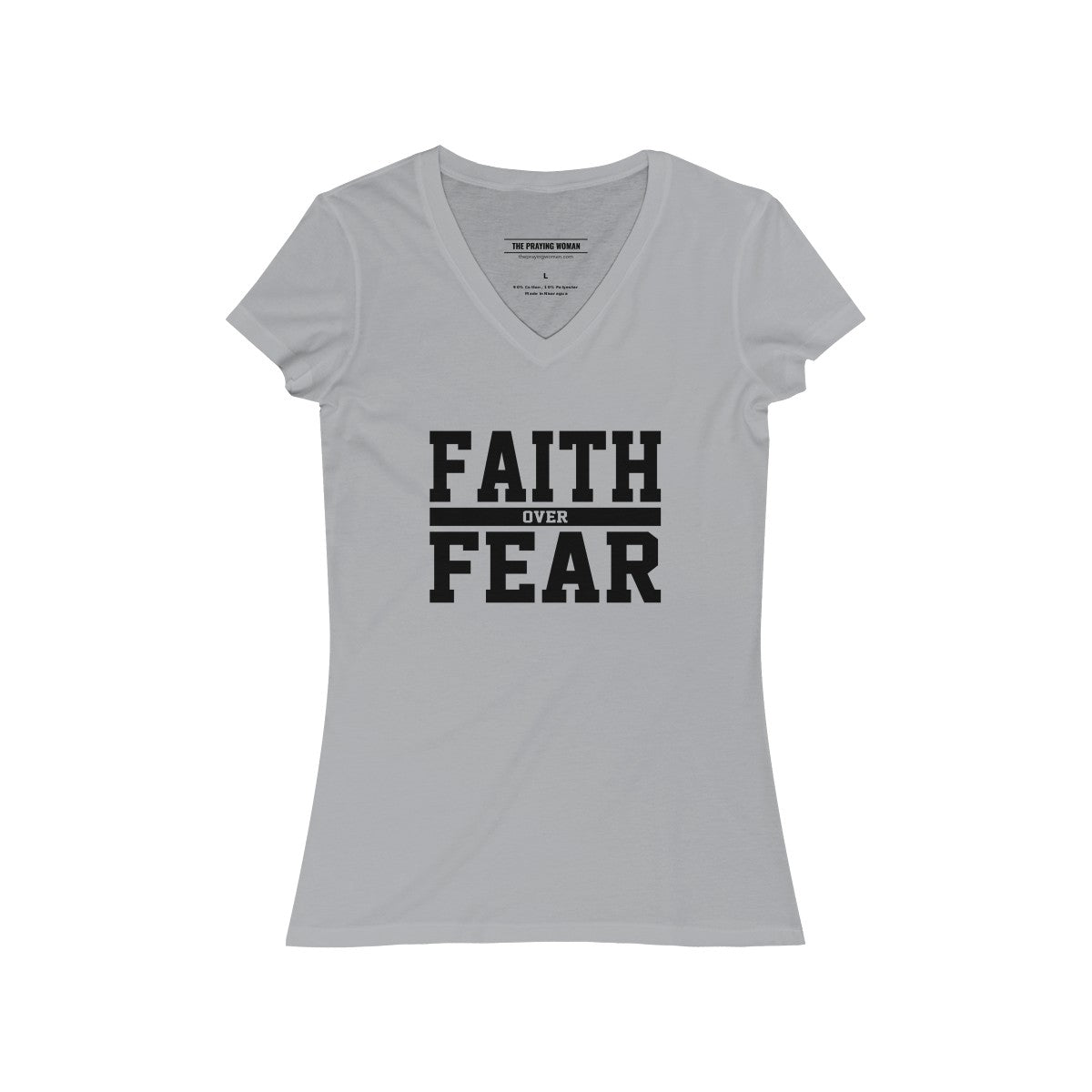Faith Over Fear V-Neck Tee