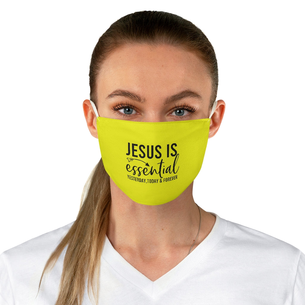 Jesus is Essential Face Mask - Yellow