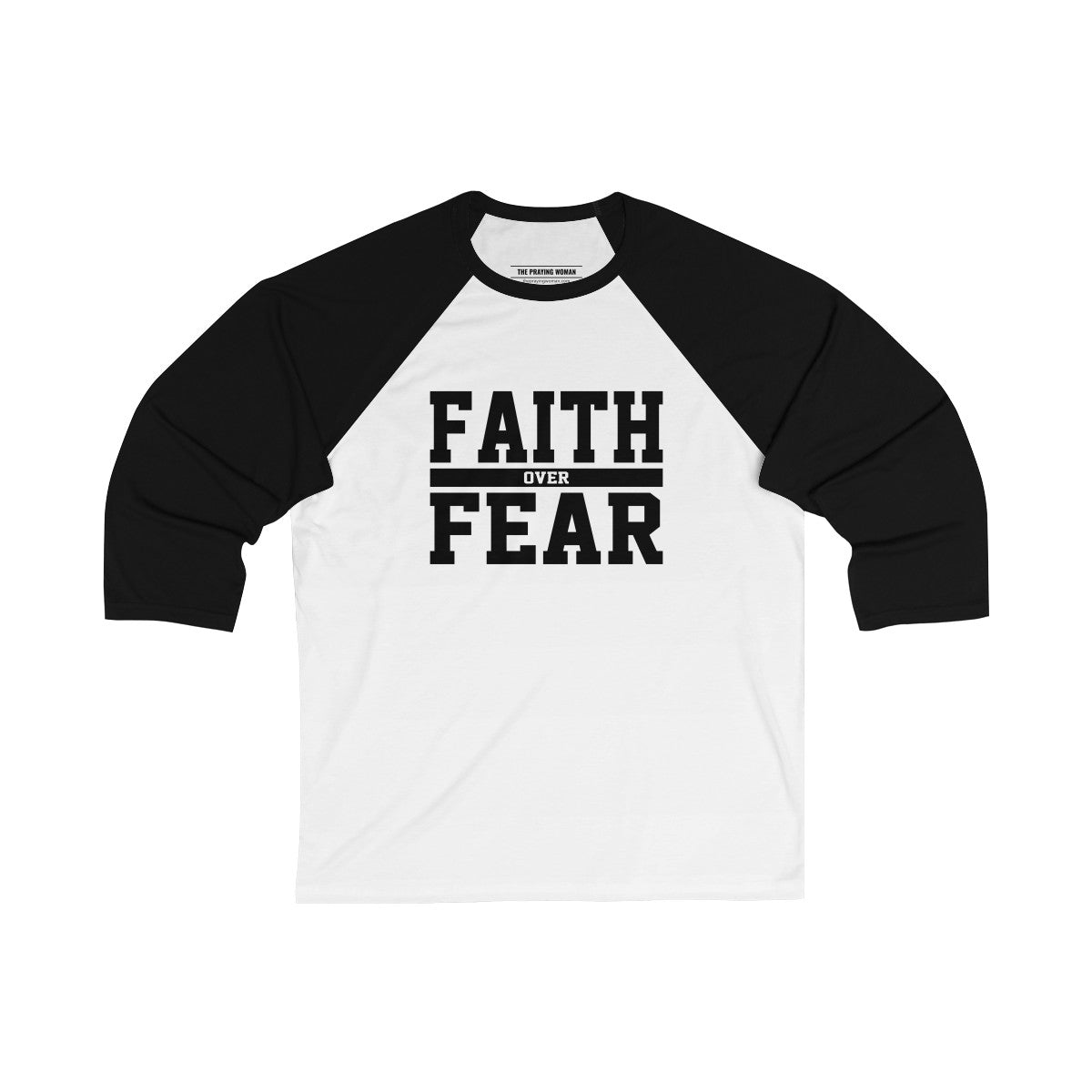Faith Over Fear Baseball Tee