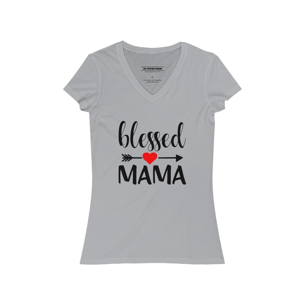 Blessed Mama V-Neck Tee
