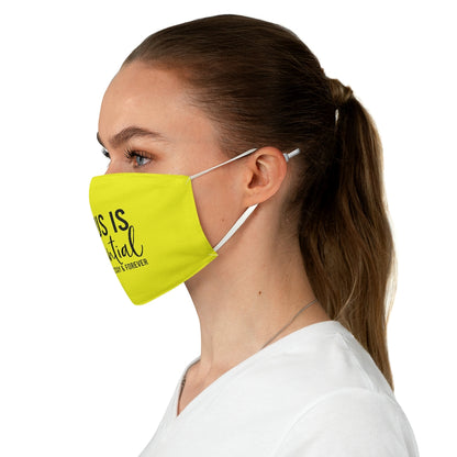 Jesus is Essential Face Mask - Yellow
