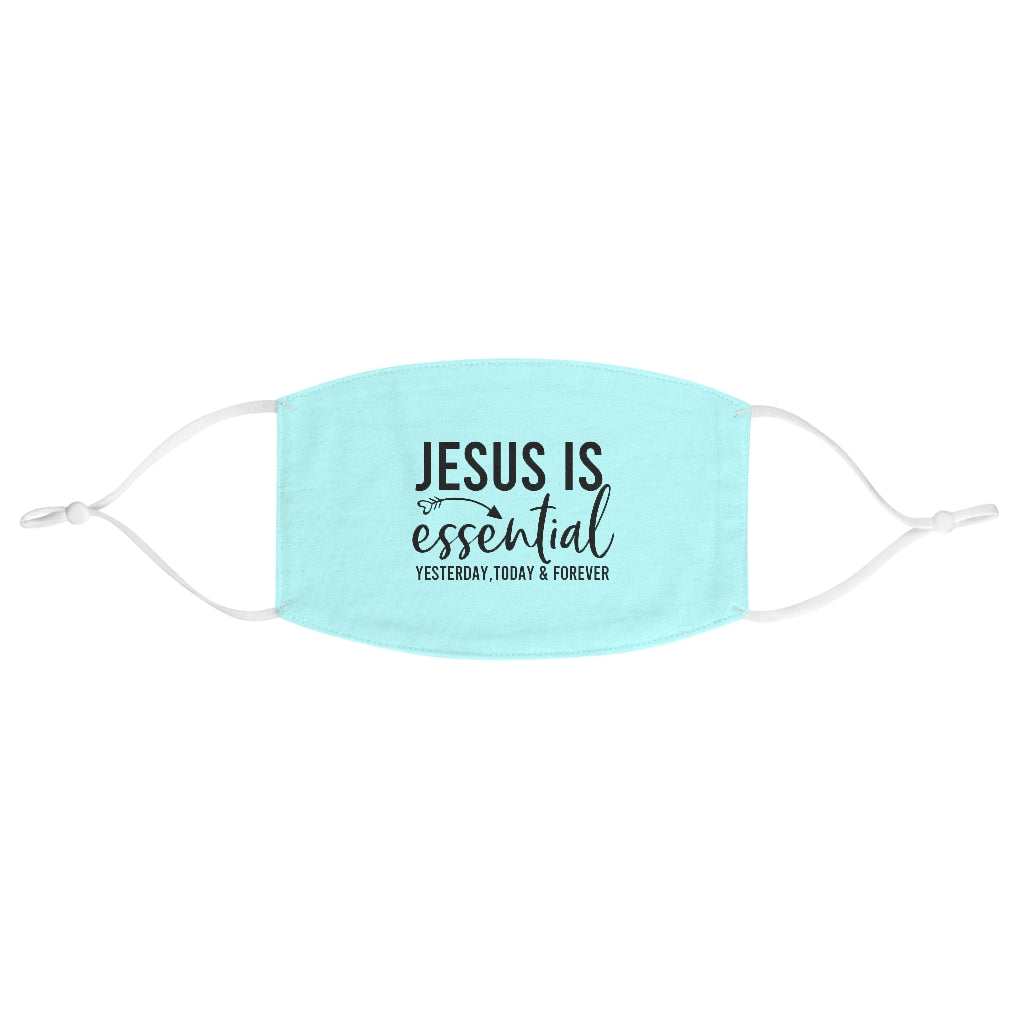 Jesus is Essential Face Mask - Cyan