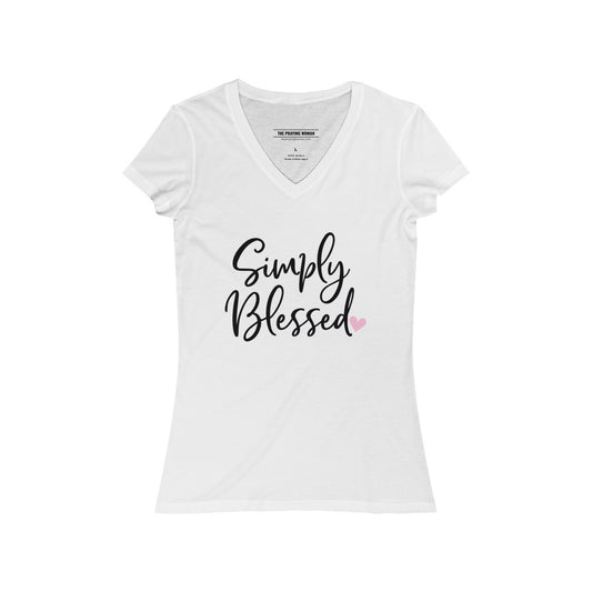 Simply Blessed V-Neck Tee