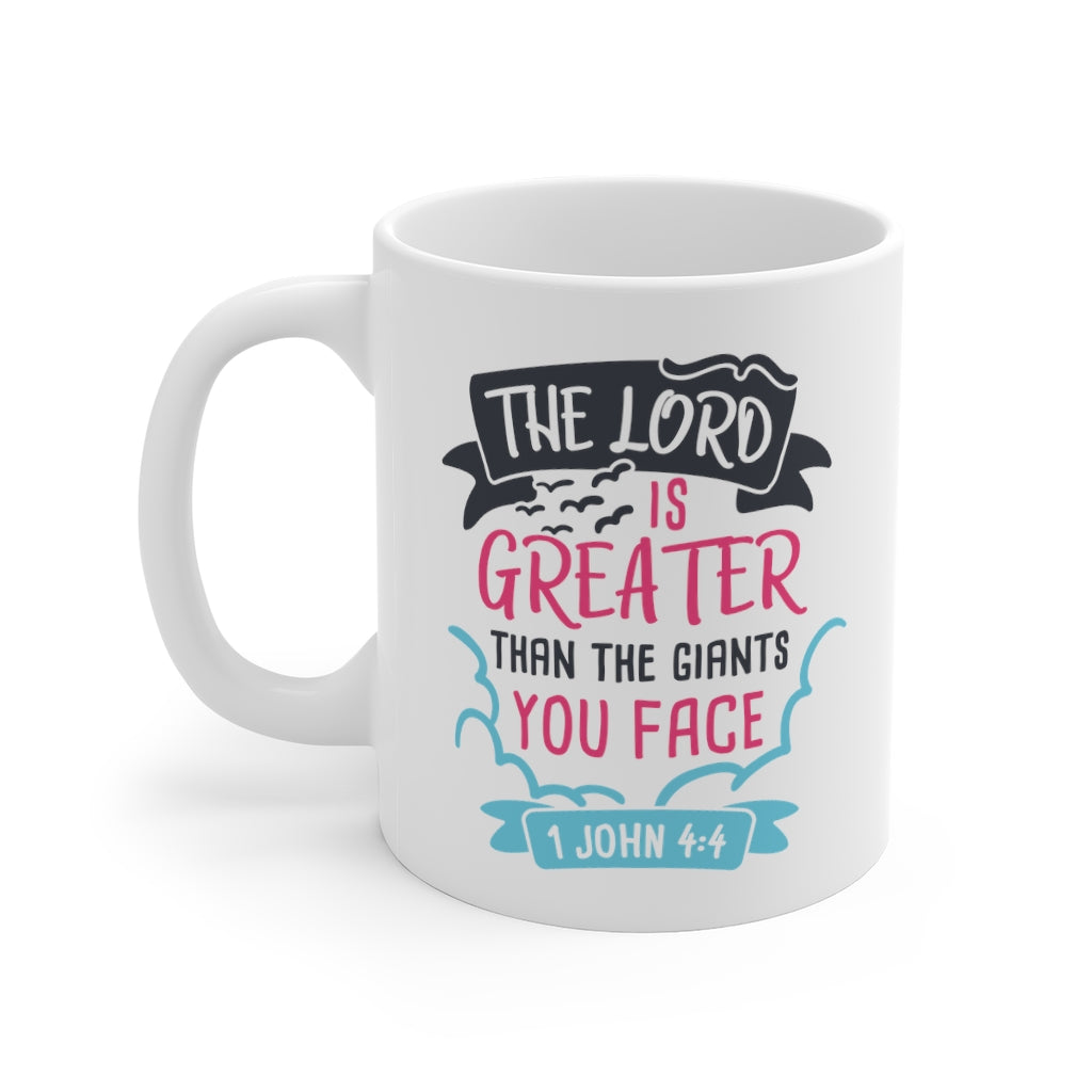The Lord is Greater... Mug