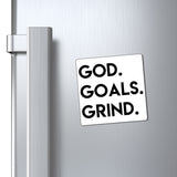 God Goals Grind Magnet