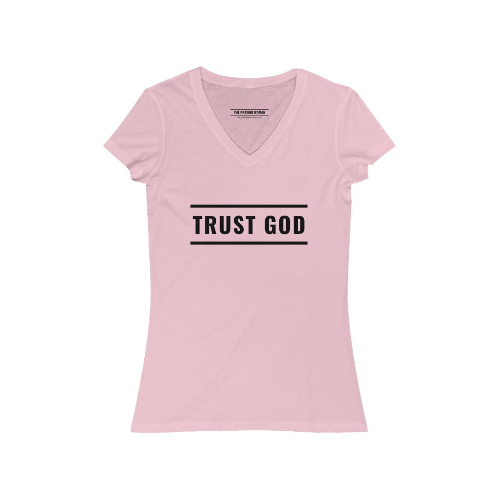 Trust God V-Neck Tee