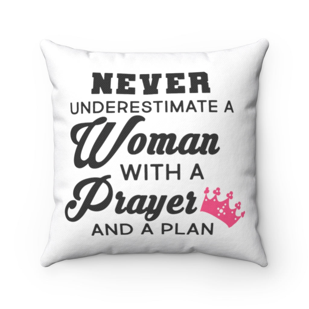 A Woman With a Prayer Pillow